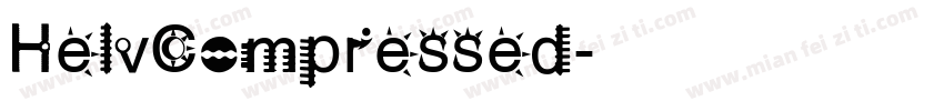 HelvCompressed字体转换