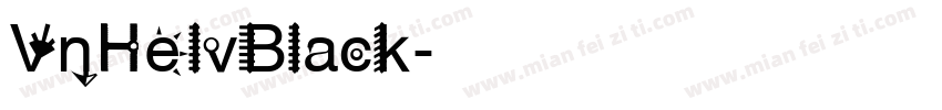 VnHelvBlack字体转换
