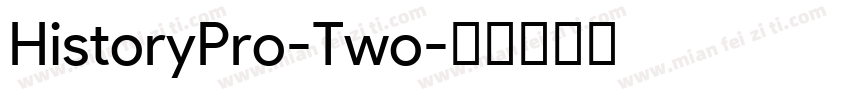 HistoryPro-Two字体转换