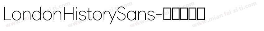 LondonHistorySans字体转换
