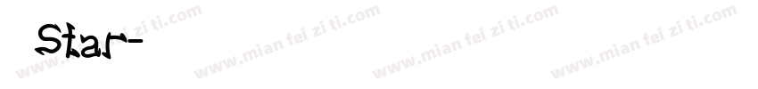 泣のStar字体转换