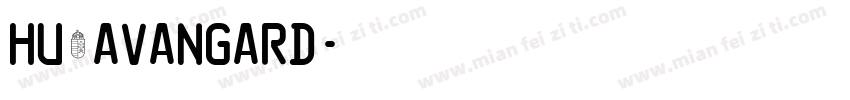 Hu_Avangard字体转换