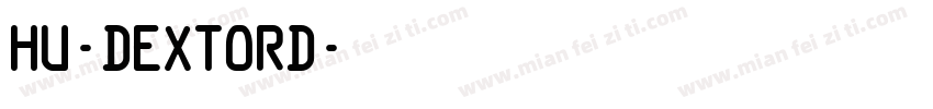 hu-dextord字体转换