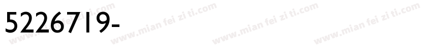 5226719字体转换