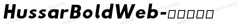 HussarBoldWeb字体转换
