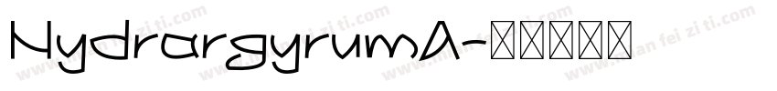 HydrargyrumA字体转换