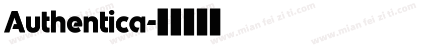 Authentica字体转换