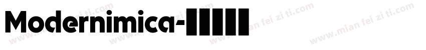 Modernimica字体转换