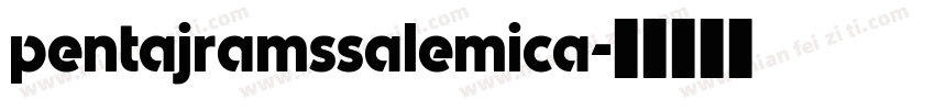pentajramssalemica字体转换
