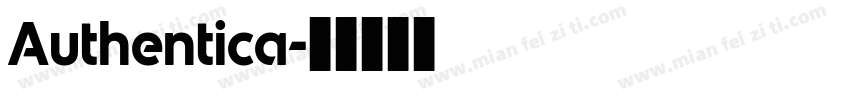 Authentica字体转换