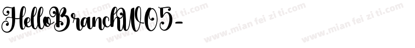 HelloBranchW05字体转换