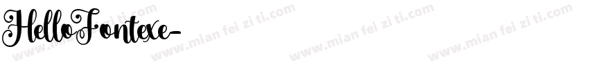 HelloFontexe字体转换
