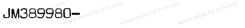 JM389980字体转换