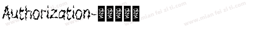 Authorization字体转换