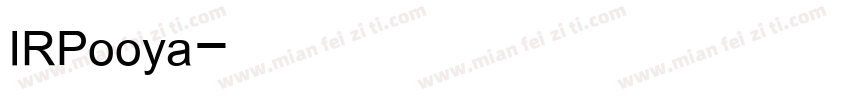 IRPooya字体转换