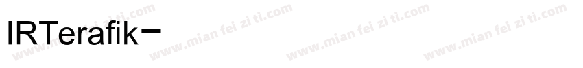 IRTerafik字体转换