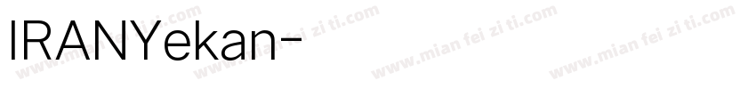 IRANYekan字体转换