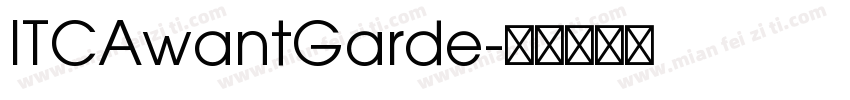 ITCAwantGarde字体转换