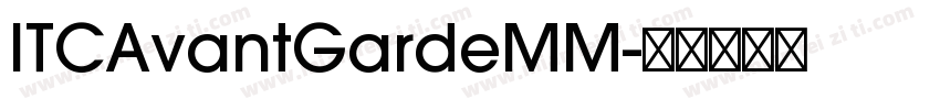 ITCAvantGardeMM字体转换