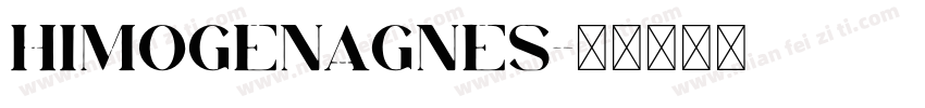HImogenAgnes字体转换