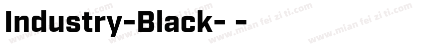 Industry-Black-黑字体转换
