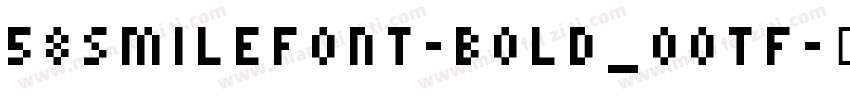 58SmileFont-Bold_0otf字体转换