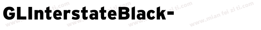 GLInterstateBlack字体转换