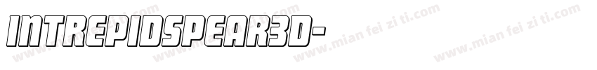 IntrepidSpear3D字体转换