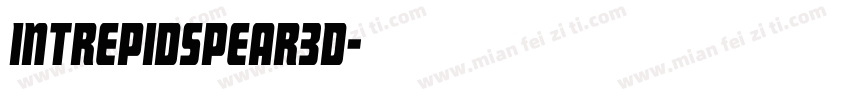 IntrepidSpear3D字体转换