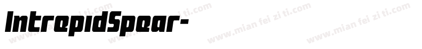 IntrepidSpear字体转换