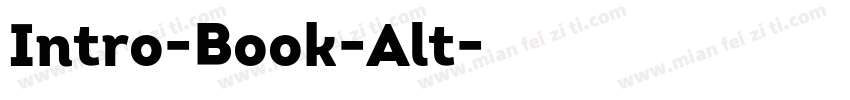 Intro-Book-Alt字体转换