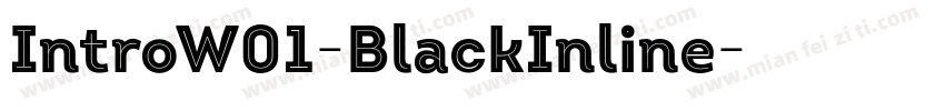 IntroW01-BlackInline字体转换