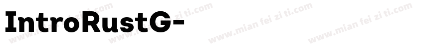 IntroRustG字体转换