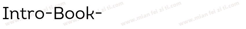 Intro-Book字体转换