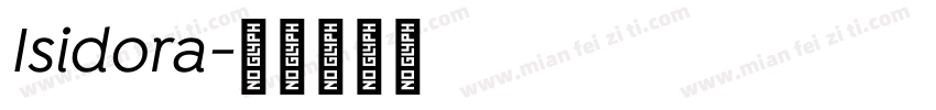 Isidora字体转换