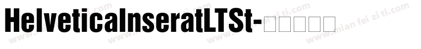 HelveticaInseratLTSt字体转换