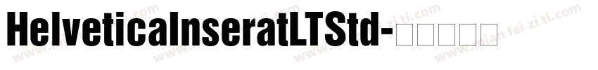 HelveticaInseratLTStd字体转换