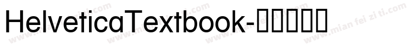 HelveticaTextbook字体转换