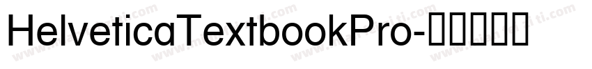 HelveticaTextbookPro字体转换