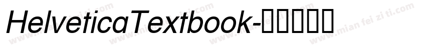 HelveticaTextbook字体转换