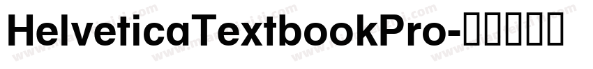 HelveticaTextbookPro字体转换