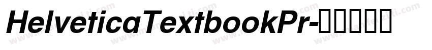 HelveticaTextbookPr字体转换