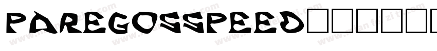 ParegosSpeed字体转换