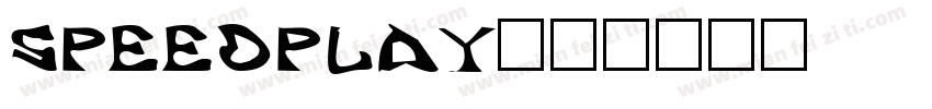 speedplay字体转换