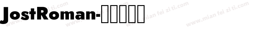 JostRoman字体转换