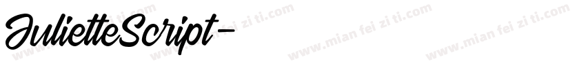 JulietteScript字体转换