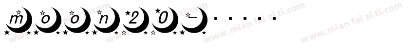 moon20字体转换
