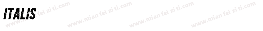 Italis字体转换