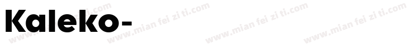 Kaleko字体转换