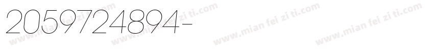 2059724894字体转换